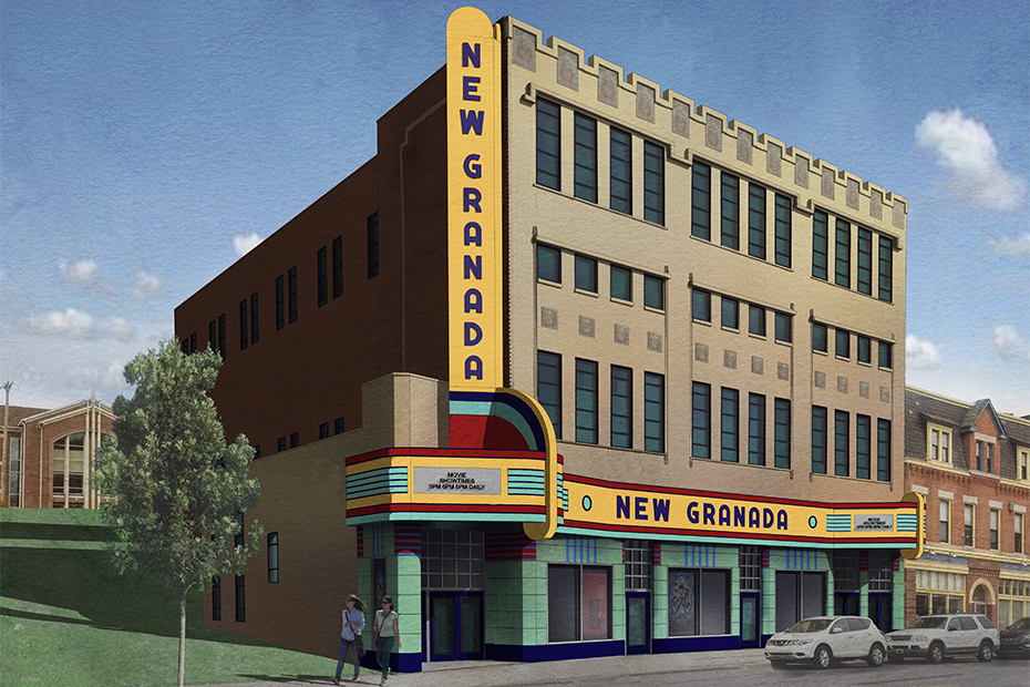 Restoration of the New Granada Theater, Hill District, Pittsburgh by citySTUDIO architects